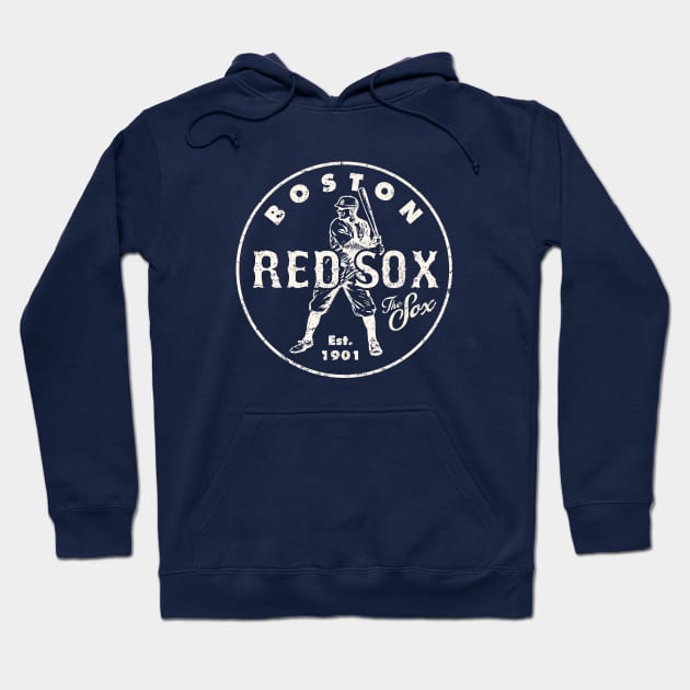 Vintage Boston Red Sox by Buck Tee Hoodie by Buck Tee